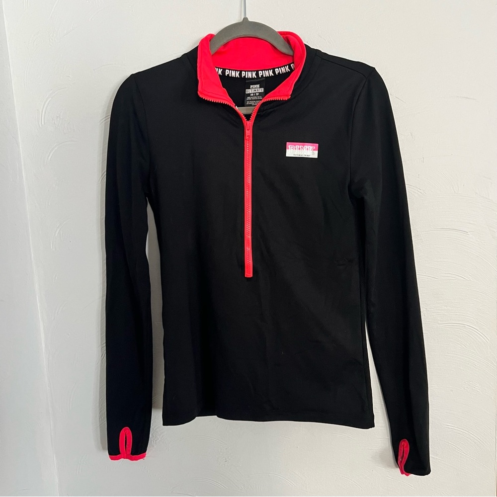 PINK Half-Zip Pullover